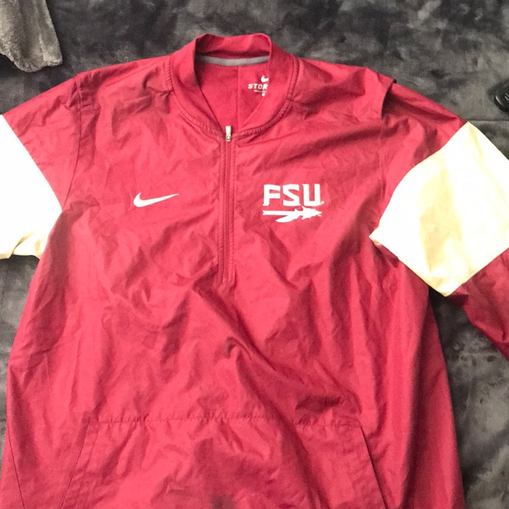 Florida State Red and gold Nike windbreaker